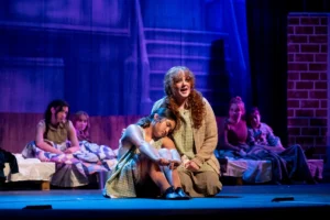Youth from ArtsView Children's Theatre perform "Annie" during ArtsView's 2025 24-Hour Musical.